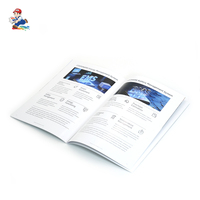 Brochure magazine personnalisée imprimée en offset, papier couché A4, service d'impression agrafée