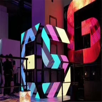Écran LED vidéo mural personnalisé avec logo OEM, publicité, lettres grand format, intérieur/extérieur, couleur intégrale, 2,5 mm de pixels, 16:9, IP43, avec SDK