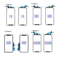 Verre de haute qualité d'usine avec touche + oca et assemblage de cadre pour iPhone X XS XR 11Pro Max 12Pro
