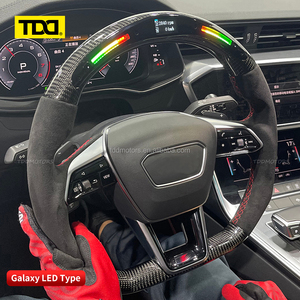 พวงมาลัยคาร์บอนไฟเบอร์แบบสปอร์ต TDD LED สำหรับ Audi A3/A4/A5/A6/A7/A8/Q5/Q7/TT/RS3 RS4 RS6 แบบกำหนดเอง - Product Image 3