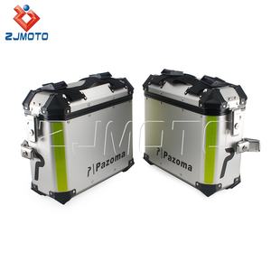 Maleta Lateral <span class=keywords><strong>para</strong></span> Motocicleta Sliver de 36L, Caja de Carga con Kit de Montaje de Liberación Rápida <span class=keywords><strong>para</strong></span> Honda, Suzuki, Yamaha, Kawasaki Cafe Racer - Product Image 2