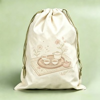 Sac promotionnel en gros de marque WJ, non tissé, recyclable, imprimé motif dessin animé, avec cordon de serrage, logo personnalisé, réutilisable, pour enfants et sports