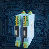 Transmisor de Temperatura Aislado para Riel DIN TT-601, 1 Entrada, 2 Salidas, Convertidor de Señal 4-20mA, Entrada Universal para Termopar RTD para PLC