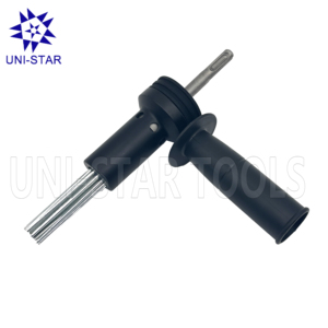 Détartreur à aiguille électrique multifonction 18 <span class=keywords><strong>aiguilles</strong></span> en acier trempé pour l'élimination de la rouille des bateaux Nettoyage du béton grossier - Product Image 2