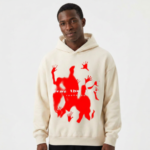 Sudaderas con Capucha para Hombre, de Alta Calidad, con Logotipo Personalizado, Estampado Gráfico, Unisex, con Relieve, Lisas, Sublimadas, Talla Grande, para Otoño e Invierno - Product Image 3