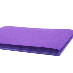 DIY紫色生态聚酯纤维无纺布生产寻找胶带聚酯毛毡胶带
