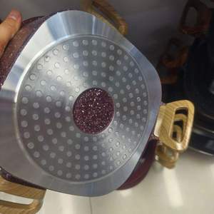 Dụng cụ nấu bếp nhà bếp bằng nhôm 10 món cao cấp bằng kim loại kính cường lực chống dính gốc nước 20-24-28-<span class=keywords><strong>32</strong></span>-28cm - Product Image 6