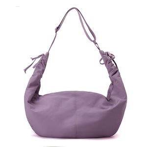 Bolso Tote Japonés 2026, Estilo Casual, Grande, Simple, Plegado, Tipo Dumpling, para Llevar al Hombro o Cruzado - Product Image 4