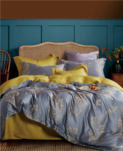 Yeni lüks 100% organik 60s tencel lyocell tasarımlar çiçek yatak setleri çarşaf setleri lenzing tencel yatak sıcak satış ürünleri - Product Image 5