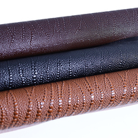 Tissu en cuir PVC texturé à motif de pieuvre en relief de 1,0 mm d'épaisseur en gros pour canapé et meubles