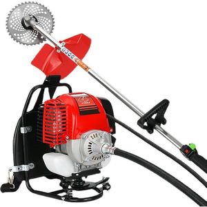 Gasoline Four-Stroke Backpack Lawn Mower With Circular Saw Blade High-<b>Power</b> Household Weeding Clearing <b>Brush</b> Cutter High-<b>power</b> W - Product Image 1