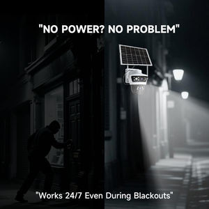 Caméra de sécurité solaire 4G extérieure Eseecloud 4MP, vision nocturne couleur, détection de mouvement, alarme, caméra de surveillance étanche sur le <span class=keywords><strong>cloud</strong></span> - Product Image 2