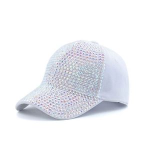 Gorra de Béisbol con Pedrería Brillante al por Mayor para Mujer, Gorra Rosa con Pedrería, Gorras de Béisbol Personalizadas para Mujer - Product Image 6