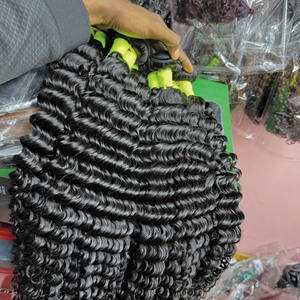 Capelli umani brasiliani a buon mercato all'ingrosso onda profonda vergine fasci di capelli umani con chiusure capelli umani capelli grezzi umani fornitori di estensioni - Product Image 5