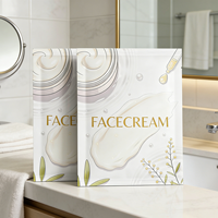 Pochette de beauté à trois soudures latérales |   Sac à haute barrière pour masques faciaux |   Emballage cosmétique personnalisé imprimé avec impression en héliogravure
