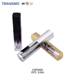 Tubes de rouge à lèvres liquides personnalisables avec emballage dégradé noir, contenants en plastique vides pour gloss à lèvres avec logo personnalisé imprimé - Product Image 5