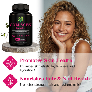 Cápsulas de Colágeno de Marca Privada, Contienen Complejo Multicolágeno, Promueven la Salud de la Piel, Cápsulas de Complejo de Colágeno para Adultos - Product Image 6