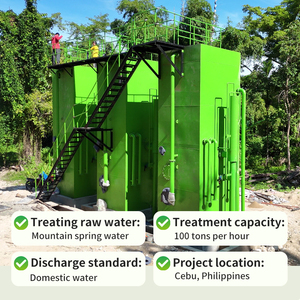 Équipement de purification d'eau intégré automatique pour l'Asie du Sud-Est, faible consommation d'énergie pour le traitement de l'eau de rivière/de puits - Product Image 1