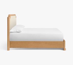 Nordic <b>Black</b> Solid Wood <b>Bed</b>, for Use in Bedrooms, Available on Custom Order - Product Image 5