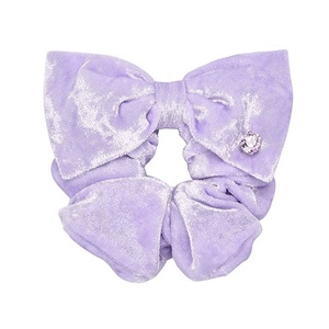 Coleteros de Pelo con Lazo de Terciopelo Brillante de Lujo, Color Puro, Belleza Suave y Cuidado Personal, Lazos para el Cabello para Mujer - Product Image 5