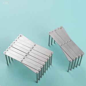 Yonghong Stainless Steel Folding Telescopic Rack <b>Adjustable</b> Drain Rack For Kitchen Dish Storage <b>Square</b> Modern Design - Product Image 3