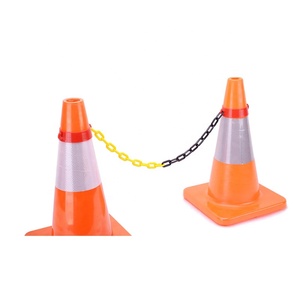Chaîne en <span class=keywords><strong>plastique</strong></span> multicolore directe d’usine de 6mm pour la chaîne en <span class=keywords><strong>plastique</strong></span> de Barricade de sécurité de Barricade de traf - Product Image 4