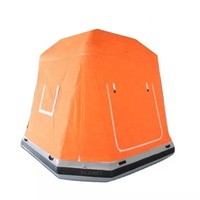Tente flottante d'été pour bateau de rafting Tente de radeau gonflable pour bateau Tente de camping flottante gonflable