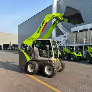 لودر انزلاقي صغير ZS080V أصلي بسعر المصنع مع سعة دلو 0.6 متر مكعب للبيع - Product Image 1