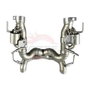 ท่อไอเสีย Vortex Premium Titanium สำหรับ Ferrari SF90 3.9T V8 Valvetronic Catback X-Pipe เสียงเอ็กโซติกสูง - Product Image 2