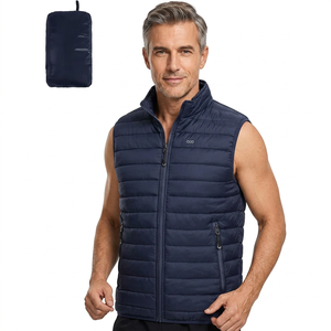 Gilet de sécurité coupe-vent respirant de qualité supérieure, très vendu, conforme aux normes ANSI/EN ISO CLASSE 1, avec éclairage LED pour homme, confortable pour l'hiver, modèle Brooklyn - Product Image 1