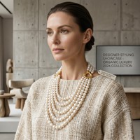 Vente en gros de perles de culture d'eau douce naturelles blanches de qualité 1A, 8-9 mm, ondulées, en forme de pomme de terre, pour la fabrication de bijoux faits main