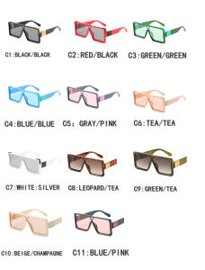 Kính Râm Hàng Mới Về 2020 Kính Râm Thời Thượng Cho Nữ Kính Râm Uv400 Bán Sỉ Theo Yêu Cầu Big Frame Tốt Nhất 19007 - Product Image 2