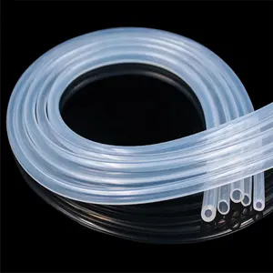 Customize Silicone Tubing High Quality Flexible Medical Food Grade Peristaltic Pump Clear Pipe Silicone Rubber Hose Tube