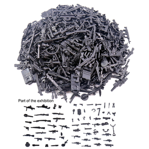 500 + pièces Mini arme militaire Pack accessoires Kits sac jouets soldat tactique guerre armée pistolet équipement engins ensembles bloc de construction - Product Image 1