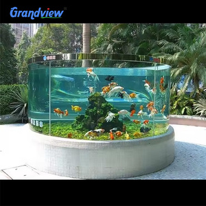 Acuario de Acrílico de Lujo con Paneles Transparentes Curvos de una Sola Pieza, Fantástico y Grande - Product Image 2