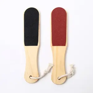 Wood Handle Foot Exfoliating FootfileSkin Care washing Foot scrub stone