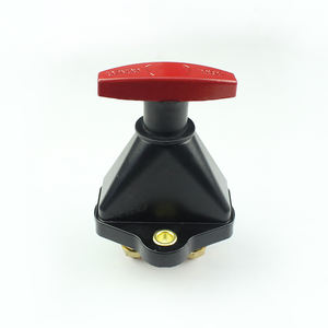 Interrupteur de coupure de batterie robuste 200 A 12 V 48 V en métal, coupe-circuit maître étanche pour applications marines, VR et automobiles - Product Image 1