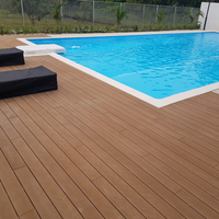 Planches de terrasse en composite bois-plastique pour extérieur, co-extrusion, revêtements de sol WPC imperméables pour terrasses