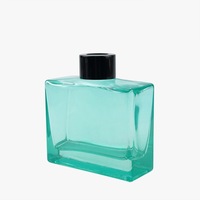 Bouteilles d'huiles essentielles en verre carrées de haute qualité, blanc éclatant, pour la maison, plusieurs couleurs, vides, vente en gros