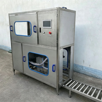 Équipement de remplissage de barils de 5 gallons, ligne de production d'eau complète commerciale intégrée pour le lavage et le remplissage de seaux recyclables