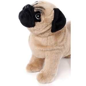 A033 Custom CPC Standard marrone carlino cane farcito animale peluche Bulldog regali per bambini personalizzato giorno di natale compleanno giocattolo <span class=keywords><strong>Pug</strong></span> peluche - Product Image 3