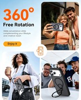 Coque de téléphone multifonction avec protection à 360° ° Support rotatif pour iPhone 18 17 16 15 Pro Max, coque de téléphone magnétique antichoc, accessoires