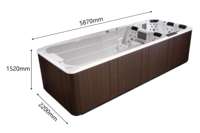 Factory Outlet Acryl Badewannen & Whirlpools Outdoor Spa Schwimmbad Whirlpool große Whirlpool Swim Spa