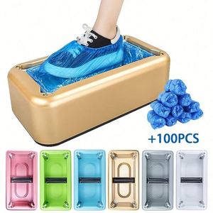 Wholesale Smart ABS Portable Automatic <b>Shoe</b> Cover Dispenser Machine Motion Sensor Built-In Battery Eco-Friendly Disposable <b>PE</b> - Product Image 1