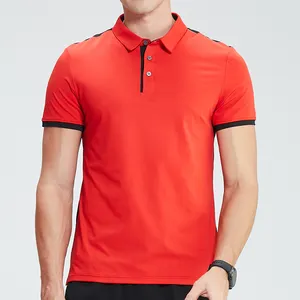 Спортивная рубашка-поло для защиты от солнца, антибактериальная быстросохнущая рубашка-поло из 100% полиэстера, футболки для гольфа с индивидуальным логотипом для мужчин