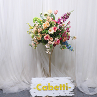 Centres de table de mariage Arrangement floral artificiel Décoration de bureau Décoration de la maison pour centres de table Vase