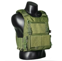 Gilet tactique personnalisé en nylon 500D Gilet d'équipement noir Gilet de protection tactique