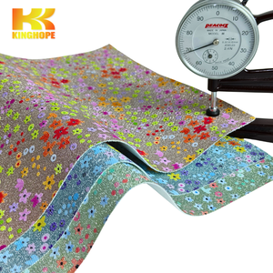 Cuero PU de Alta Calidad al por Mayor para Zapatos, Nuevo Diseño Irregular con Patrón de <span class=keywords><strong>Cenicienta</strong></span>, Repujado, Impermeable, Duradero, para Tapicería Superior - Product Image 5