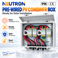 Boîtier de Combinaison DC 2 Entrées 1 Sortie IP66 1000V, Service OEM/ODM, Conception Personnalisée avec Protection Foudre pour Système de Panneaux Solaires