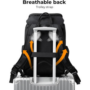 Portable Hard Shell Camera Sac À Dos 15.6 "Compartiment Pour Ordinateur Portable Trépied Support Anti-Vol Résistant À L'eau Grande Capacité Photographie - Product Image 5